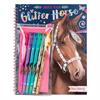Colouring Book Create Your Glitter Horse Miss Melody Multicolour