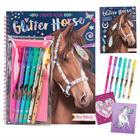 Colouring Book Create Your Glitter Horse Miss Melody Multicolour