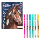 Colouring Book Create Your Glitter Horse Miss Melody Multicolour