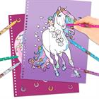 Colouring Book Create Your Glitter Horse Miss Melody Multicolour