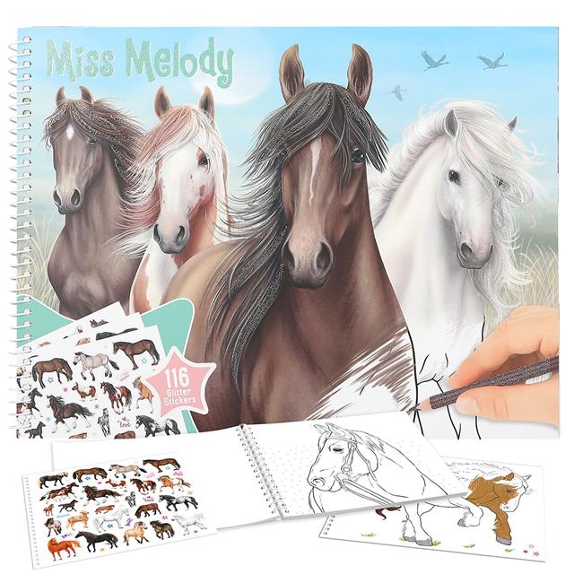 Colouring Book Miss Melody Multicolour