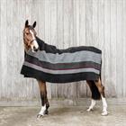 Cooler Rug Kentucky Heavy Fleece Square Stripes Black-Grey