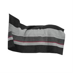 Cooler Rug Kentucky Heavy Fleece Square Stripes Black-Grey