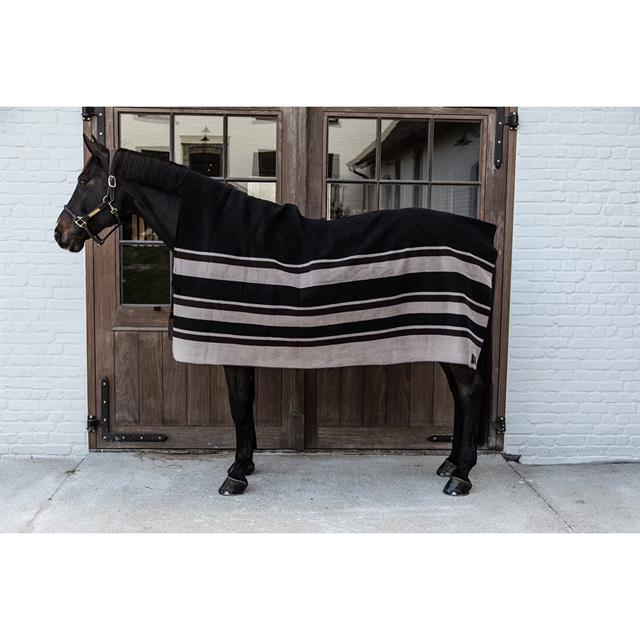 Cooler Rug Kentucky Heavy Fleece Square Stripes Brown-Light Brown