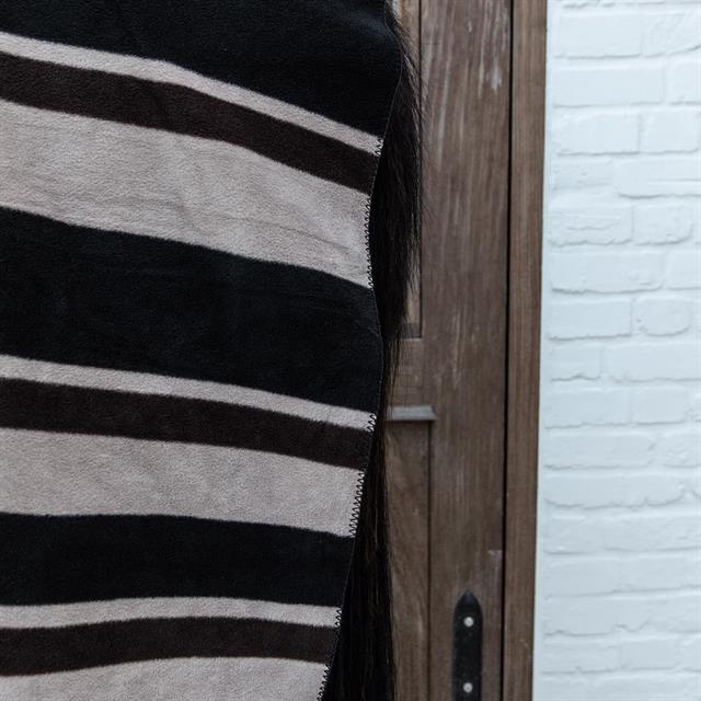 Cooler Rug Kentucky Heavy Fleece Square Stripes Brown-Light Brown