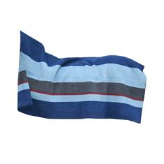 Cooler Rug Kentucky Heavy Fleece Square Stripes Dark Blue-Grey