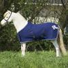 Cooler Rug QHP Ornament Falabella Dark Blue-Silver