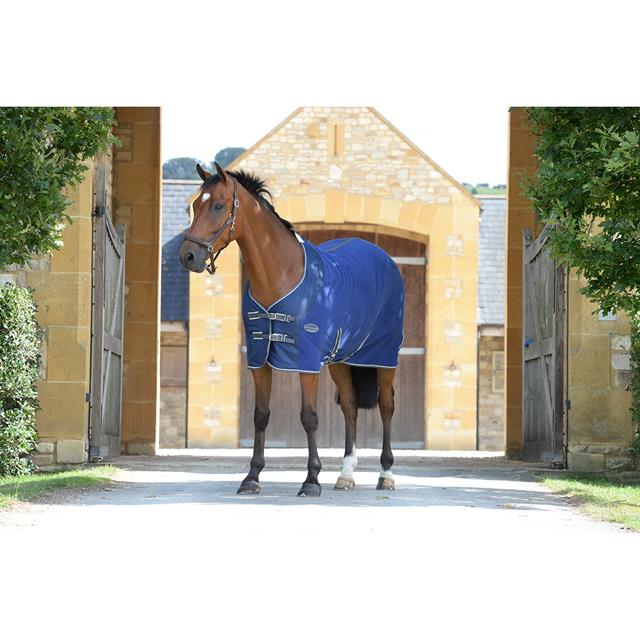 Cooler Rug WeatherBeeta Fleece Dark Blue-Silver