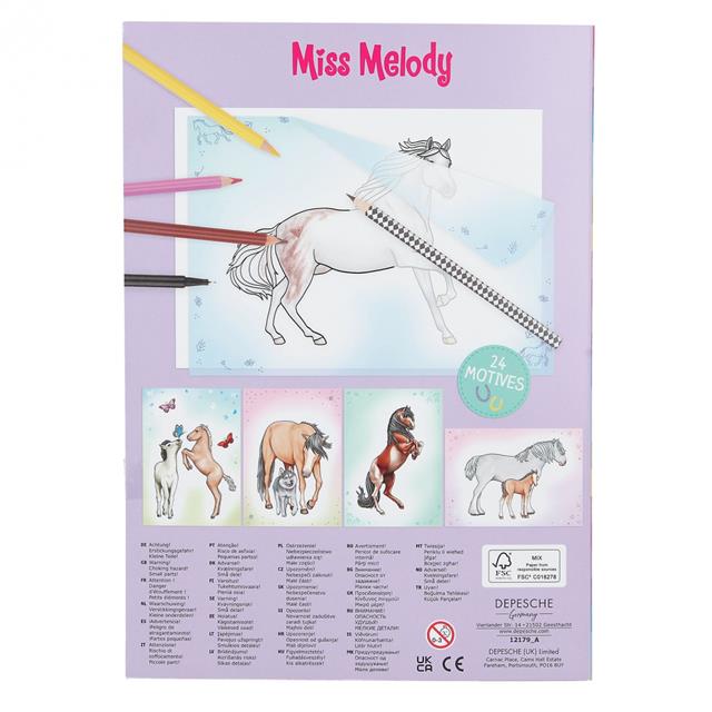 Coverbook Miss Melody Multicolour