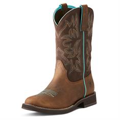 Cowboy Boots Ariat Delilah Round Toe Women Brown