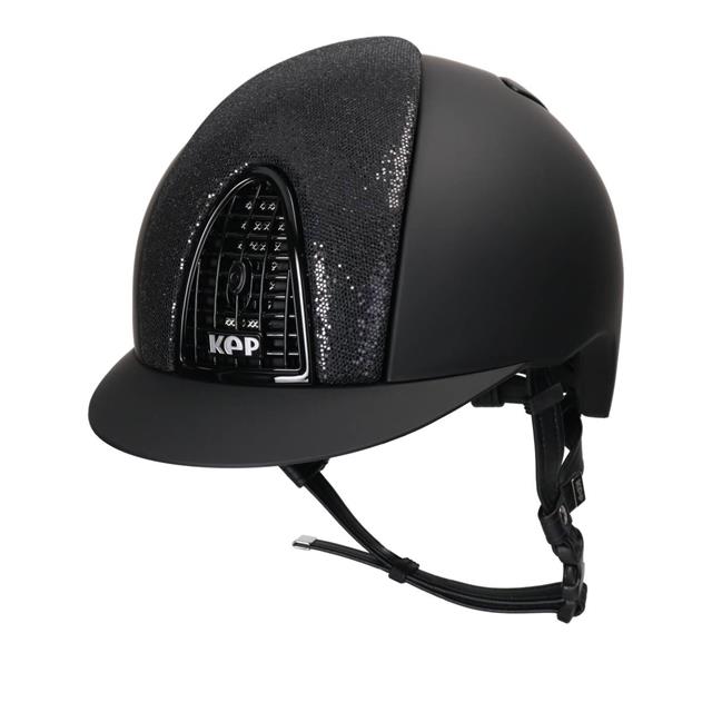 Cromo Textile Glitter Black Cap KEP Italia Black
