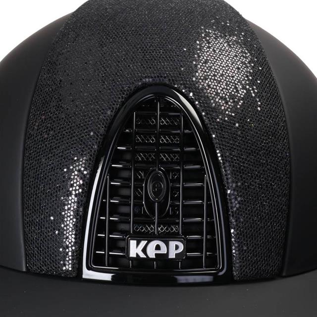 Cromo Textile Glitter Black Cap KEP Italia Black