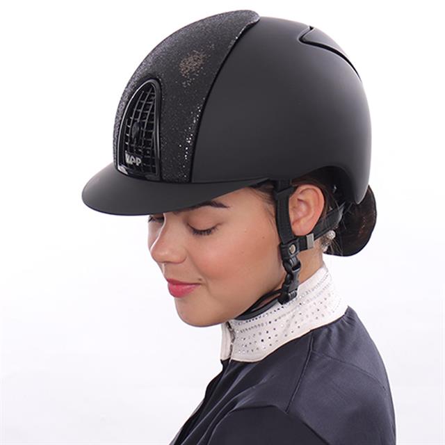 Cromo Textile Glitter Black Cap KEP Italia Black