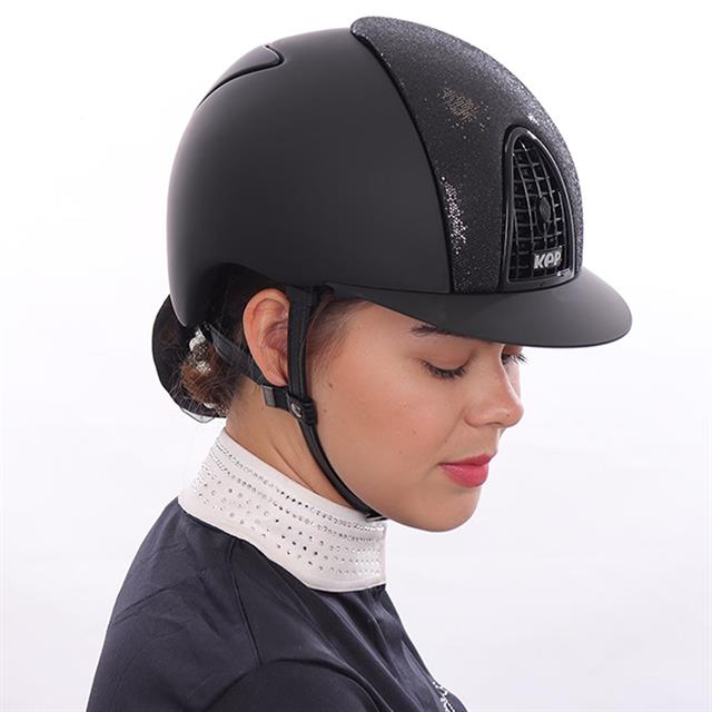 Cromo Textile Glitter Black Cap KEP Italia Black