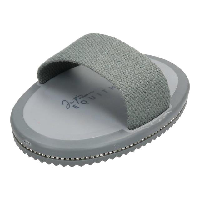 Curry Comb Equithème Je t'aime Strass Grey