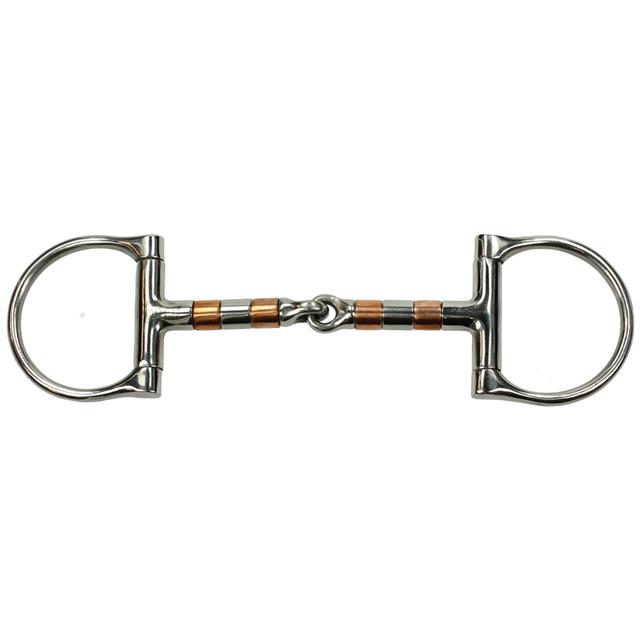 D-Ring Snaffle Harry's Horse Copper Rolls Jointed Multicolour