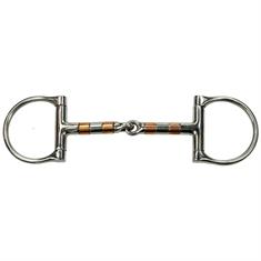 D-Ring Snaffle Harry's Horse Copper Rolls Jointed 