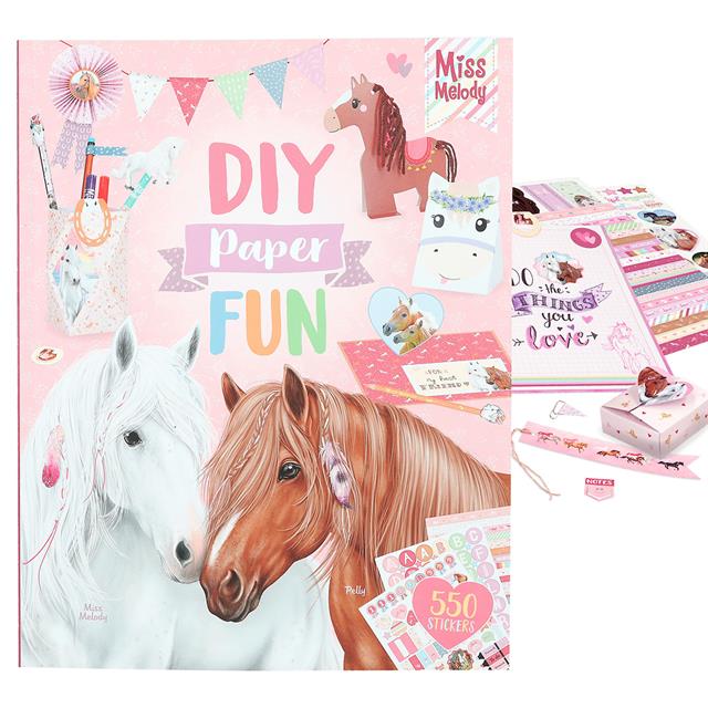 DIY Paper Fun Book Miss Melody Multicolour