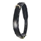 Dog Collar HORSEGEAR HGWave Leather Black