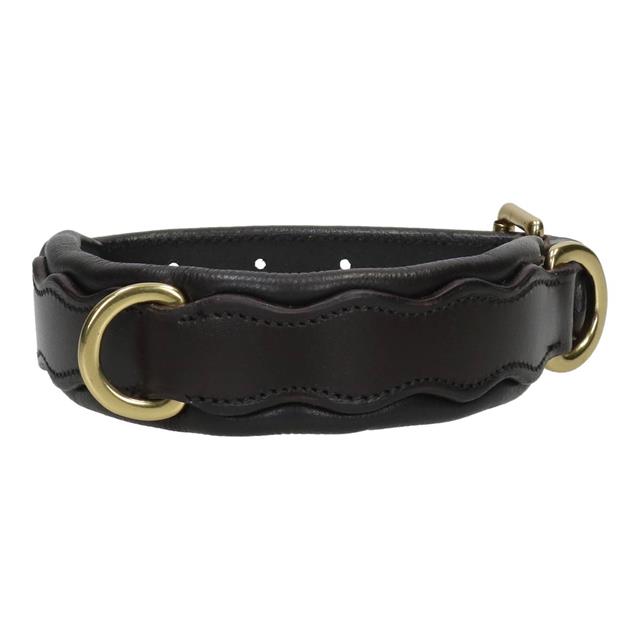Dog Collar HORSEGEAR HGWave Leather Brown