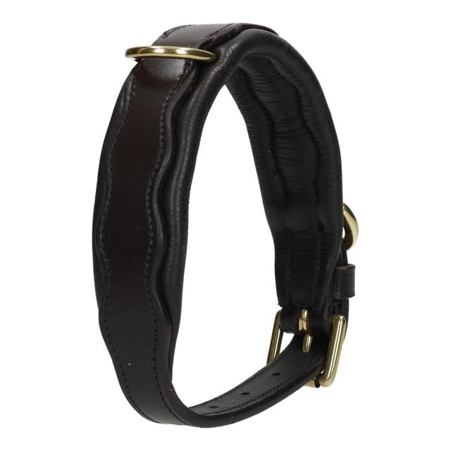 Dog Collar HORSEGEAR HGWave Leather Brown