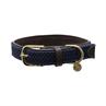 Dog Collar Kentucky Braided Nylon Dark Blue