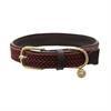 Dog Collar Kentucky Braided Nylon Dark Red