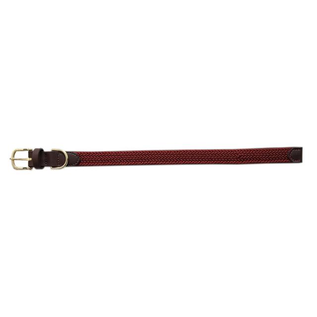 Dog Collar Kentucky Braided Nylon Dark Red