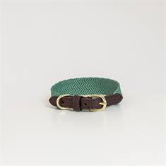 Dog Collar Kentucky Jacquard Green