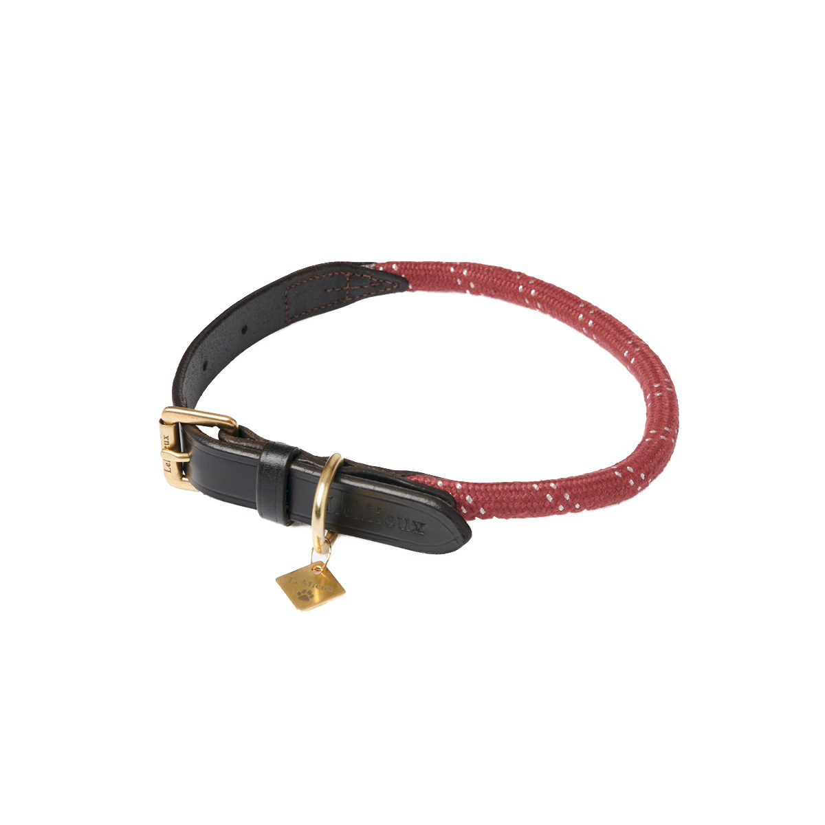 Louis Vuitton Dog Collar and Leash with Metal LV Accessory