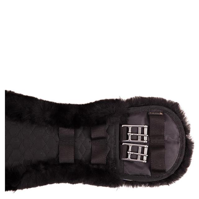 Dressage Girth BR Anatomic Sheepskin Black-Black