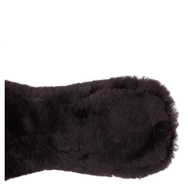 Dressage Girth BR Anatomic Sheepskin Black-Black