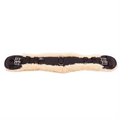 Dressage Girth BR Anatomic Sheepskin Black