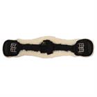 Dressage Girth BR Cheviot Lambskin Black-beige