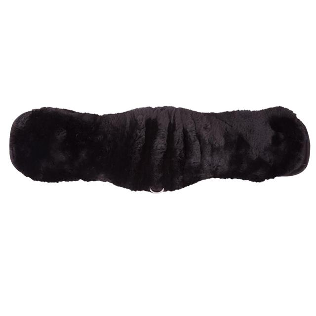 Dressage Girth BR Cheviot Lambskin Black-Black