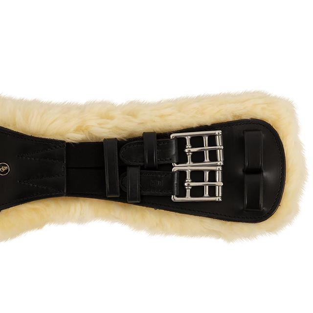 Dressage Girth BR Lincoln Sheepskin Black