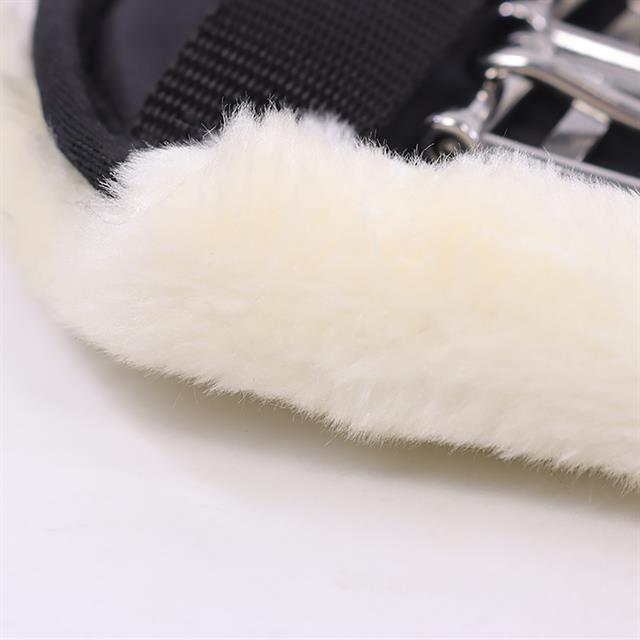 Dressage Girth Epplejeck EJFur Black-beige
