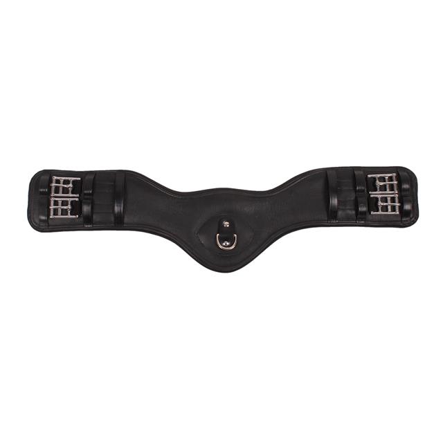 Dressage Girth Horka Anatomic Black-Silver