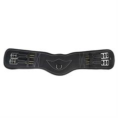 Dressage Girth Horka Leather Black-Silver