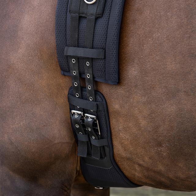 Dressage Girth QHP Air Mesh Black