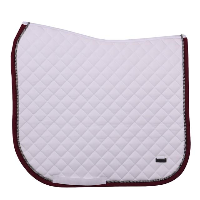Dressage Saddle Pad Horsegear HGKemble White-Red
