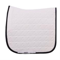 Dressage Saddle Pad Twill ANKY White-Black