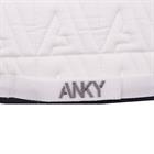 Dressage Saddle Pad Twill ANKY White-Dark Blue