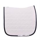 Dressage Saddle Pad Twill ANKY White-Dark Blue