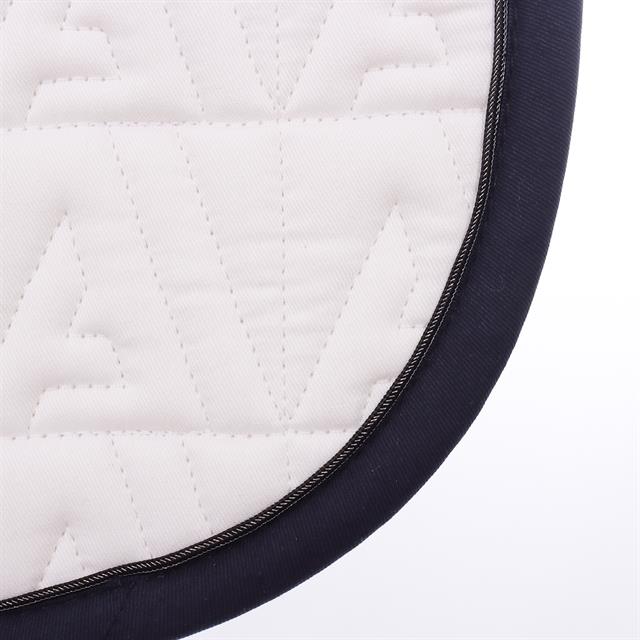 Dressage Saddle Pad Twill ANKY White-Dark Blue