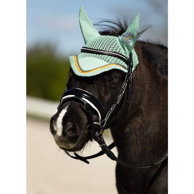 Ear Net Mini Horse BR Green