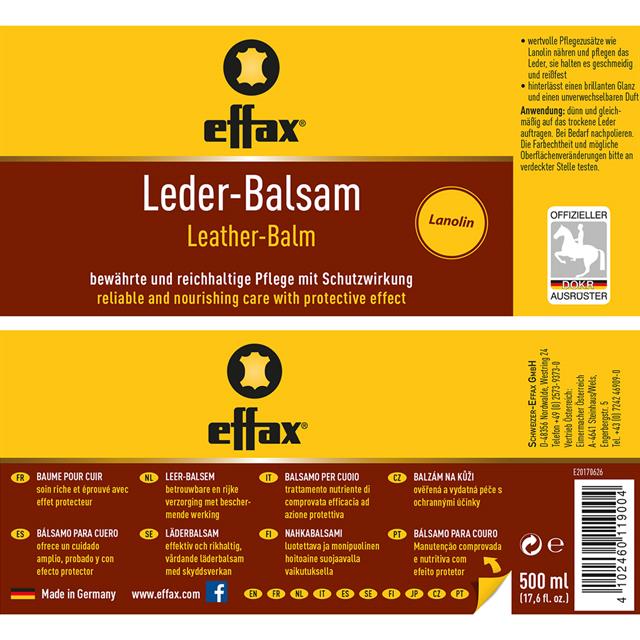 Effax Leather Balm Colourless