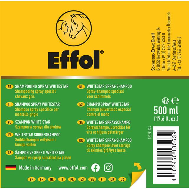 Effol White Star Spray Shampoo 
