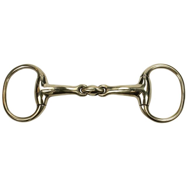Eggbutt Snaffle Busse Kaugan Double Jointed 19mm Multicolour