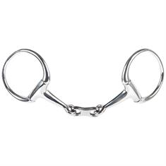 Eggbutt Snaffle Harry's Horse 13mm Double Jointed Flat Link Multicolour
